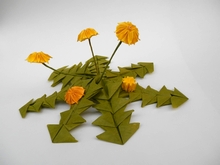 Origami Dandelion by Sanja Srbljinovic Cucek on giladorigami.com