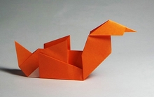 Origami Mandarin duck by Traditional on giladorigami.com