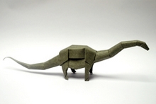 Origami Diplodocus by Shuki Kato on giladorigami.com