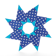 Origami 8-point modular star by Maria Sinayskaya on giladorigami.com