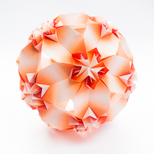 Origami Fiorella kusudama by Maria Sinayskaya on giladorigami.com