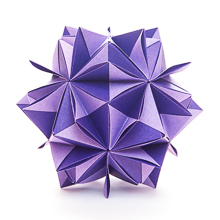 Origami Isolde sonobe by Maria Sinayskaya on giladorigami.com