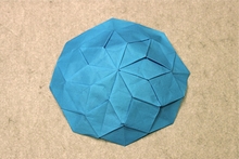 Origami Quadrose tessellation by John Szinger on giladorigami.com