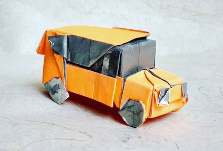 Origami Car by Hadi Tahir on giladorigami.com