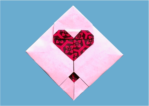 Origami Heart exclamation by Hadi Tahir on giladorigami.com