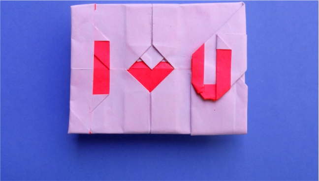 Origami I heart U by Hadi Tahir on giladorigami.com