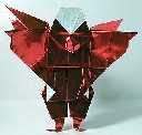 Origami Demon - winged by Fumiaki Kawahata on giladorigami.com