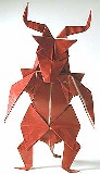 Origami Minotaur by Fumiaki Kawahata on giladorigami.com
