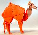 Origami Dromedary by John Montroll on giladorigami.com