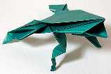 Origami Frog by John Montroll on giladorigami.com
