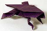 Origami Froglet by John Montroll on giladorigami.com