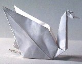 Origami Swan by John Montroll on giladorigami.com