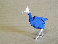 Origami Cassowary by Sebastian Arellano on giladorigami.com