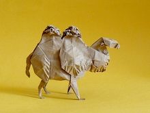 Origami Bactrian camel by Nicolas Gajardo Henriquez on giladorigami.com