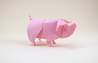 Origami Pig by Quentin Trollip on giladorigami.com