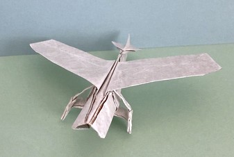 Origami Monoplane by Max Hulme on giladorigami.com