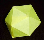 Origami Icosahedron by Kazuo Haga on giladorigami.com