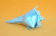 Origami Shell - murex by Toshikazu Kawasaki on giladorigami.com
