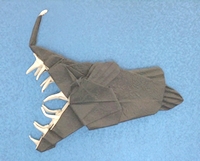 Origami Blackdevil angler by Robert J. Lang on giladorigami.com