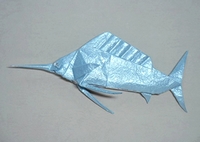 Origami Sailfish by John Montroll on giladorigami.com