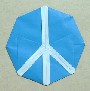 Origami Peace sign by Jeremy Shafer on giladorigami.com