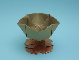 Origami Fruit bowl by Philip Shen on giladorigami.com