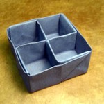 Origami Divided masu box by Jun Maekawa on giladorigami.com