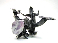 Origami Drummer by Marc Kirschenbaum on giladorigami.com