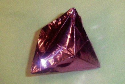 Origami Triakis tetrahedron by John Montroll on giladorigami.com