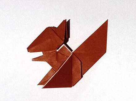 Origami Squirrel by Sakurai Ryosuke on giladorigami.com