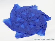 Origami Ruota idraulica by Peter Keller on giladorigami.com