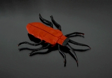 Origami Lily beetle by Damian Malicki on giladorigami.com