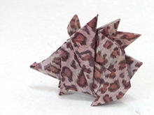 Origami Hedgehog by Sergey Yartsev on giladorigami.com