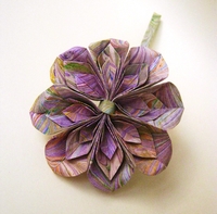 Origami Compound flower by Gustavo del Alamo on giladorigami.com