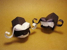 Origami Buffalo by Yara Yagi on giladorigami.com
