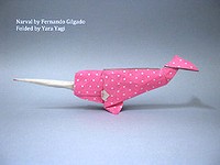 Origami Narwhal by Fernando Gilgado Gomez on giladorigami.com