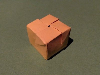 Origami Cube box by Giovanni Maltagliati on giladorigami.com