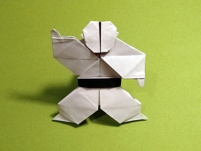 Origami Karate fighter by Joaquin Francisco Bosca on giladorigami.com