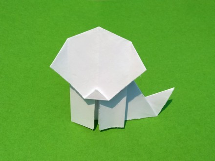 Origami Puppy by Milada Bla