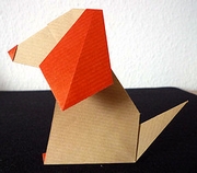 Origami Dog - nodding by Thoki Yenn on giladorigami.com