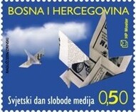 Bosnia and Herzegovina (Croatian Administration) 2006 World Day of Freedom of Media (Postage)