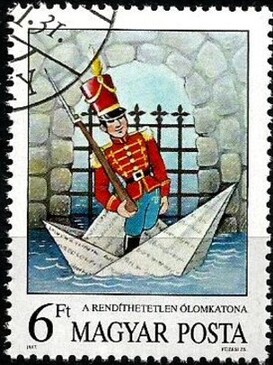 Hungary 1987 The Steadfast Tin Soldier, by Andersen - Traditional boat (Postage)