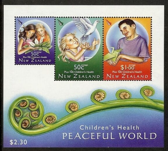 New Zealand 2007 Children's health - Traditional crane (souvenir sheet) (Souvenir sheet)