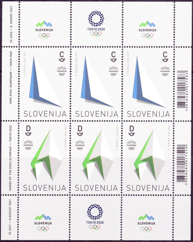 Slovenia 2021 XXXII Olympics – Tokyo 2020 (Souvenir sheet)