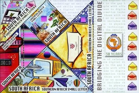 South Africa 2010 Bridging the Digital Divide (Souvenir sheet)